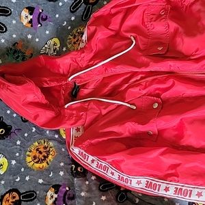 Large red new look jacket